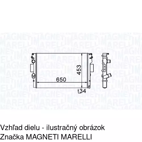 Chladiče vody POLCAR 308008A1 - obr. 2