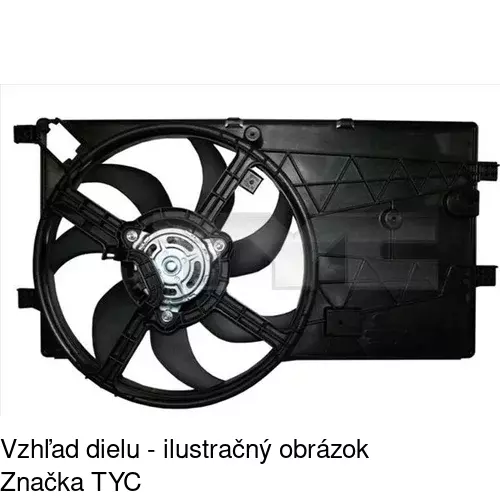 Ventilátory chladičov 308523W1 /POLCAR/ - obr. 1