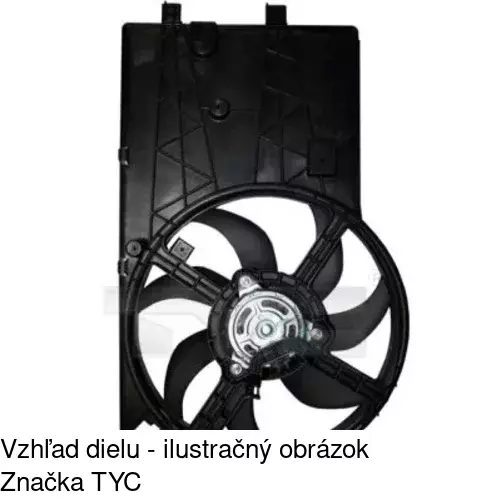 Ventilátory chladičov 308523W2 /POLCAR/