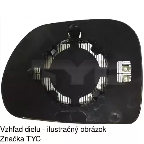 Rám vonkajšieho zrkadla 30L154PE /POLCAR/ - obr. 4