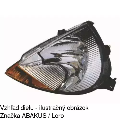 Hlavný reflektor POLCAR 320009-E - obr. 1