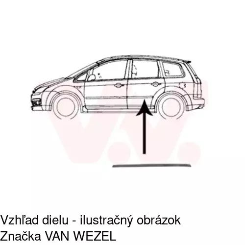 Lišta dverí POLCAR 32020041