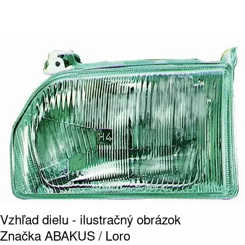 Hlavný reflektor POLCAR 320410-E - obr. 1