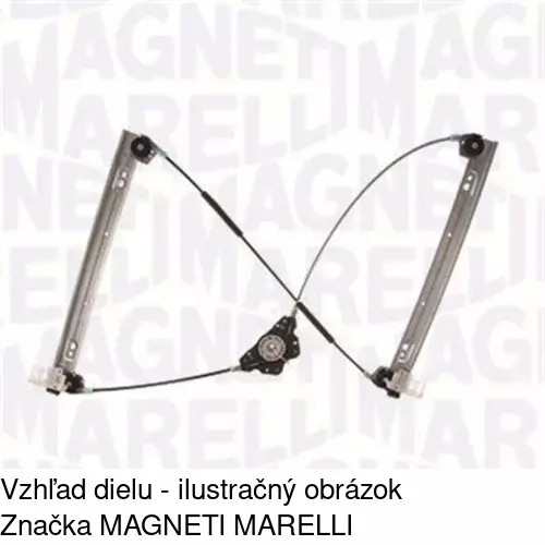 Elektrický mechanizmus okna dverí POLCAR 3212PSE1 - obr. 2