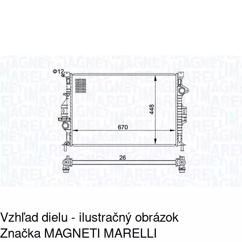 Chladiče vody POLCAR 321908-0 - obr. 1