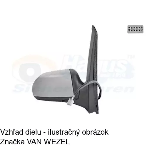 Vonkajšie zrkadlo POLCAR 3235524E - obr. 1