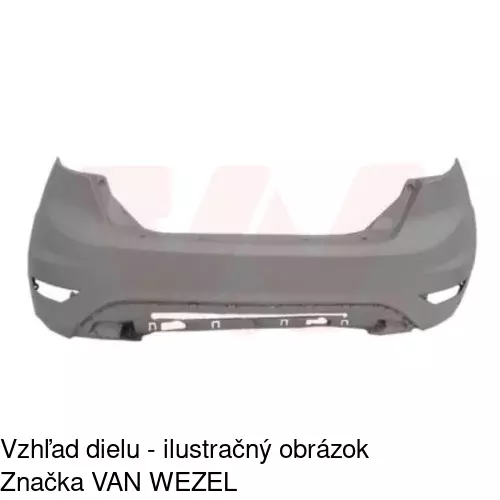 Zadný nárazník 323896 /POLCAR/ - obr. 1