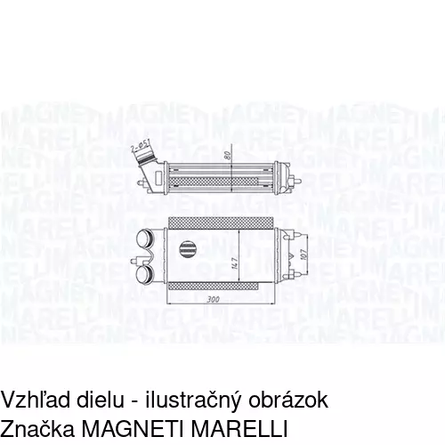 Chladiče vzduchu (Intercoolery) POLCAR 3238J8-2