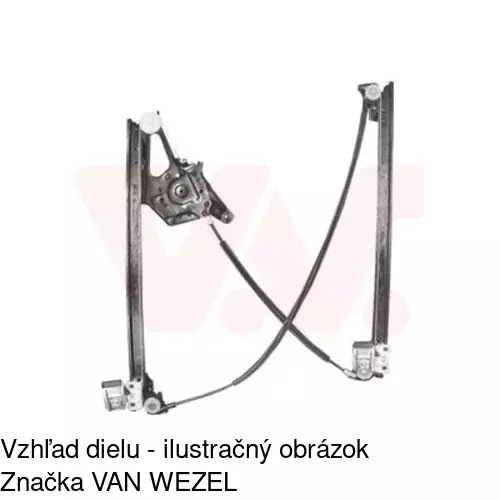 Elektrický mechanizmus okna dverí POLCAR 3240PSE1