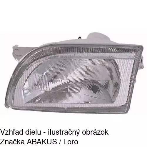 Sklo reflektora POLCAR 324512 - obr. 2