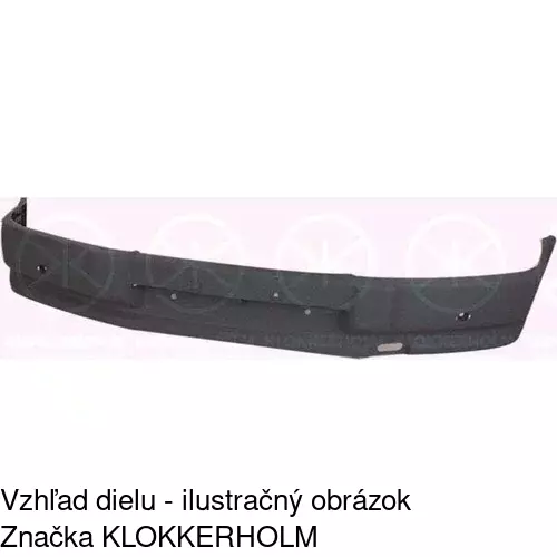 Predný nárazník POLCAR 324607