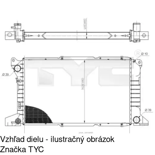 Chladiče vody POLCAR 324608-2