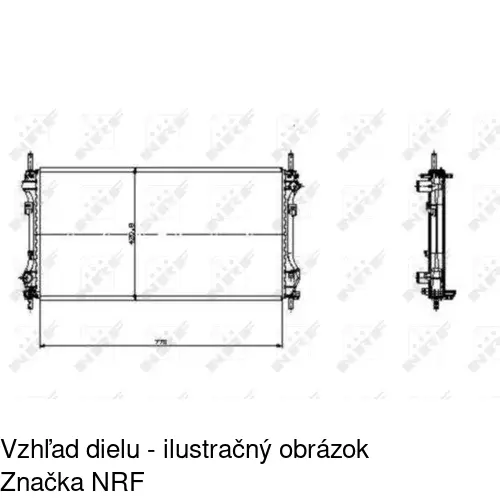 Chladiče vody POLCAR 324708A2 - obr. 1