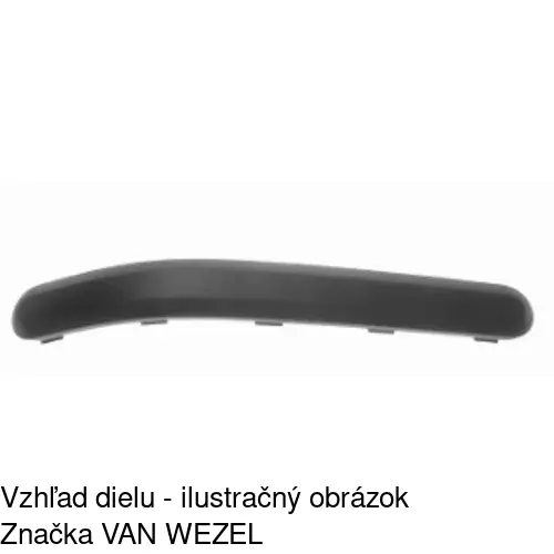 Lišta nárazníka POLCAR 325796-6 - obr. 1