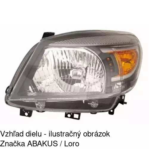 Hlavný reflektor POLCAR 326410-E