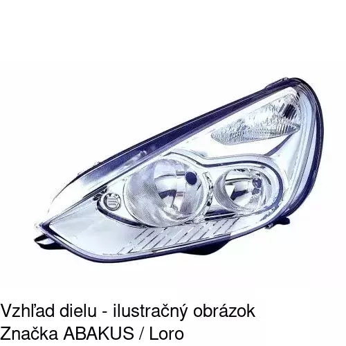 Hlavný reflektor POLCAR 327509-E - obr. 3