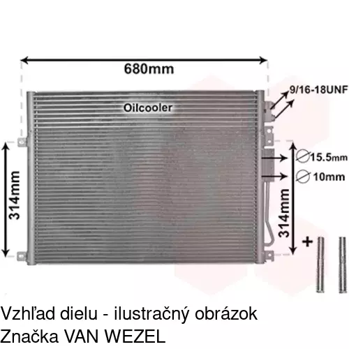 Chladiče klimatizácie POLCAR 3430K8C2S - obr. 2