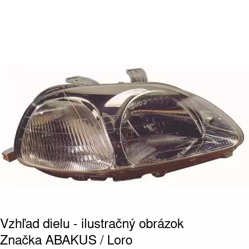 Hlavný reflektor POLCAR 3810103E