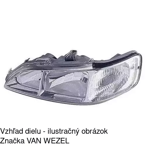 Hlavný reflektor POLCAR 381809-E