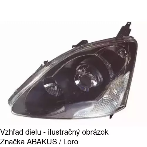 Hlavný reflektor POLCAR 3827102E - obr. 1