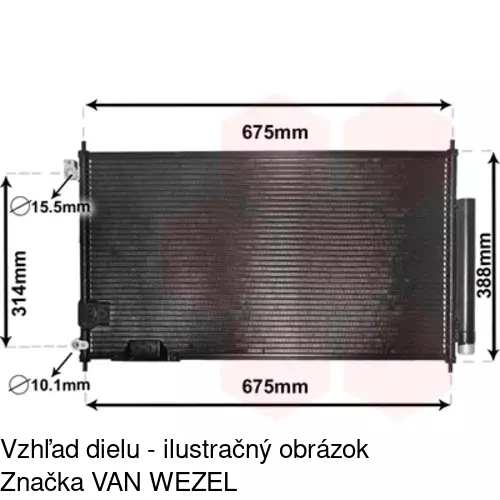 Chladiče klimatizácie POLCAR 3833K8C3S - obr. 1