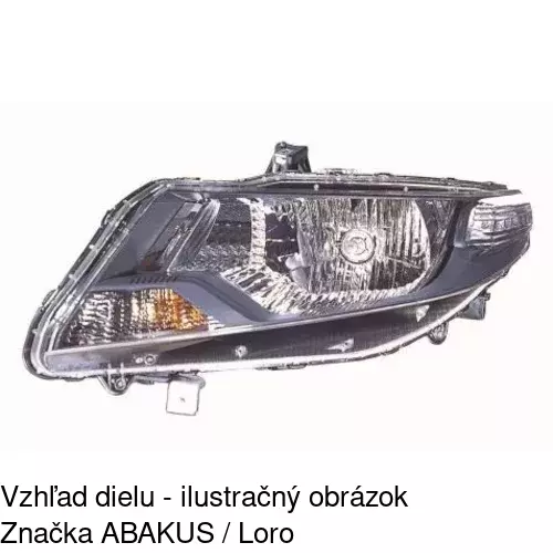 Hlavný reflektor POLCAR 385109-E