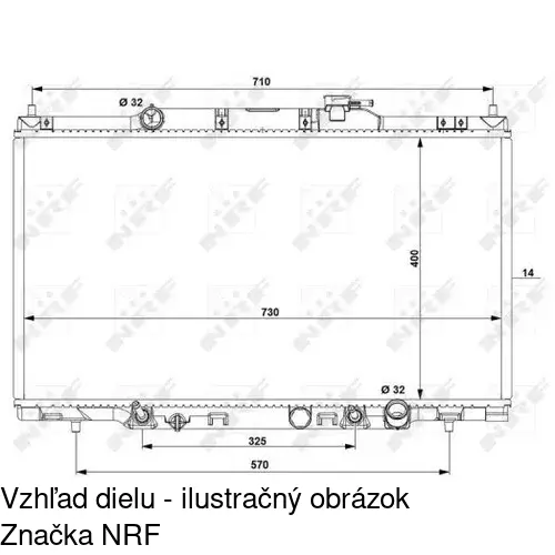 Chladiče vody POLCAR 387608-2 - obr. 1