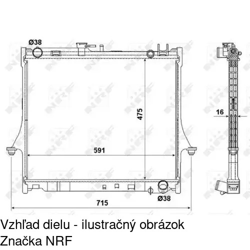 Chladiče vody POLCAR 394008-1