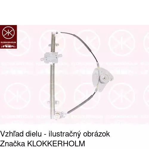 Elektrický mechanizmus okna dverí POLCAR 4003PSE1 - obr. 2