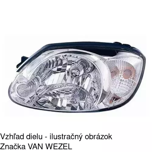 Hlavný reflektor POLCAR 4008096E - obr. 3