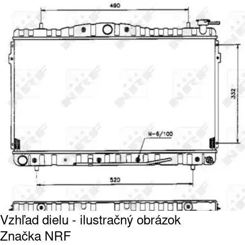 Chladiče vody POLCAR 401108-2