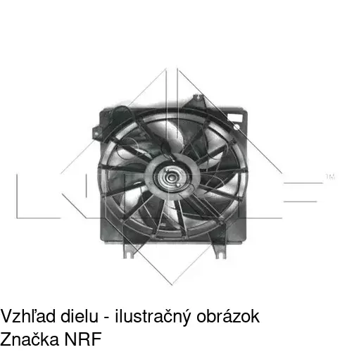 Ventilátory chladičov POLCAR 401123W1X