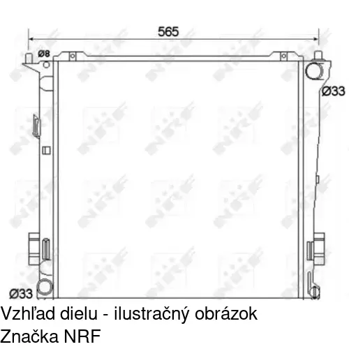 Chladiče vody POLCAR 401508-2