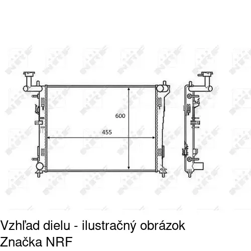 Chladiče vody POLCAR 401508-3