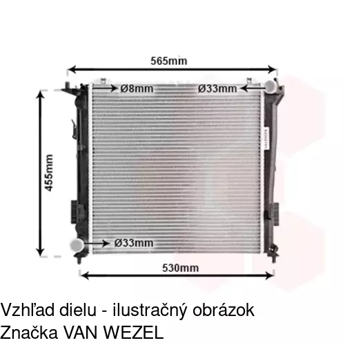 Chladiče vody POLCAR 401508-6 - obr. 4