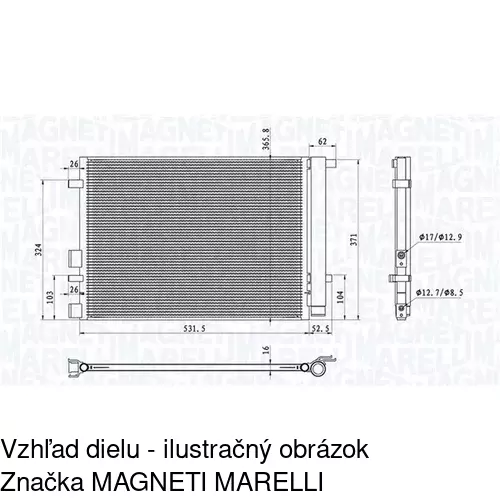 Chladiče klimatizácie POLCAR 4017K8C1S