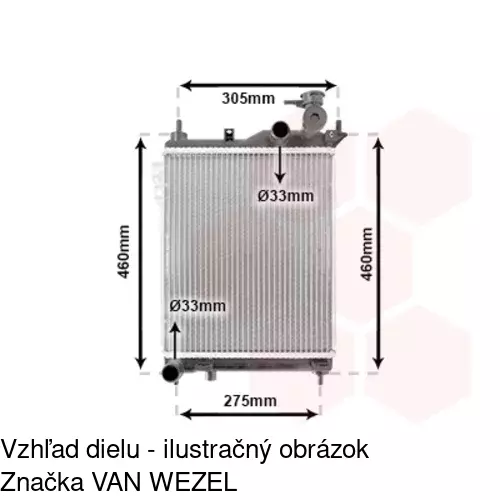 Chladiče vody POLCAR 404208-2 - obr. 3