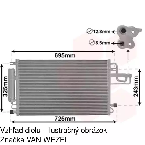 Chladiče klimatizácie POLCAR 4047K8C1S - obr. 1