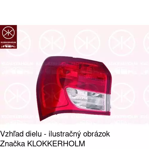 Zadné svetlo POLCAR 40L188-E