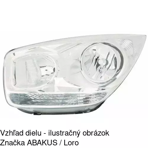 Hlavný reflektor POLCAR 410809-U - obr. 1