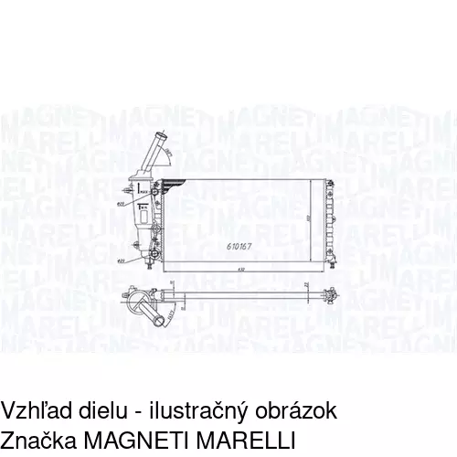 Chladiče vody POLCAR 420208-2 - obr. 1