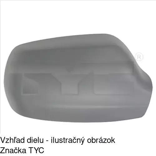 Rám vonkajšieho zrkadla 452554PE /POLCAR/ - obr. 2