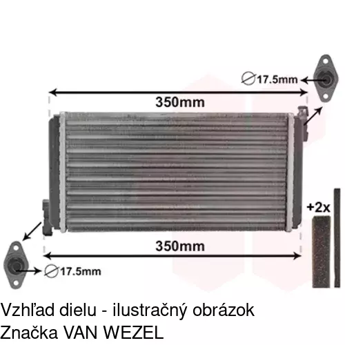 Radiátory POLCAR 5001N81X - obr. 1