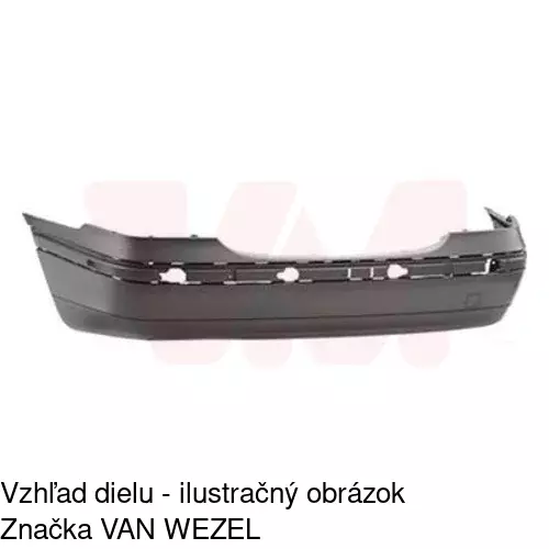 Zadný nárazník POLCAR 500396-J - obr. 1