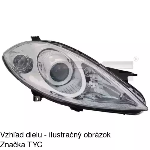 Hlavný reflektor POLCAR 5006093E