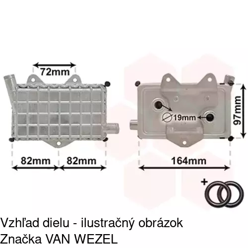 Chladiče oleja POLCAR 5012L8-1 - obr. 3