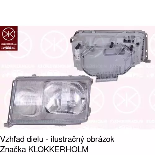 Hlavný reflektor POLCAR 501409-E - obr. 3