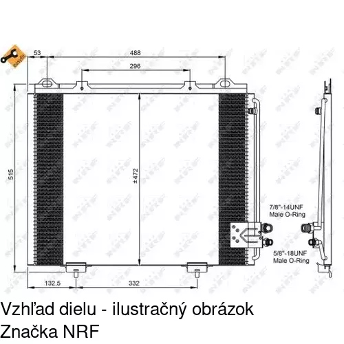 Chladiče klimatizácie POLCAR 5015K8C1 - obr. 1