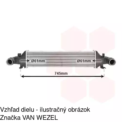 Chladiče vzduchu (Intercoolery) POLCAR 5018J8-2 - obr. 4