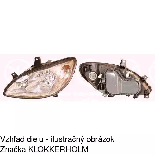 Hlavný reflektor POLCAR 5040091E - obr. 3